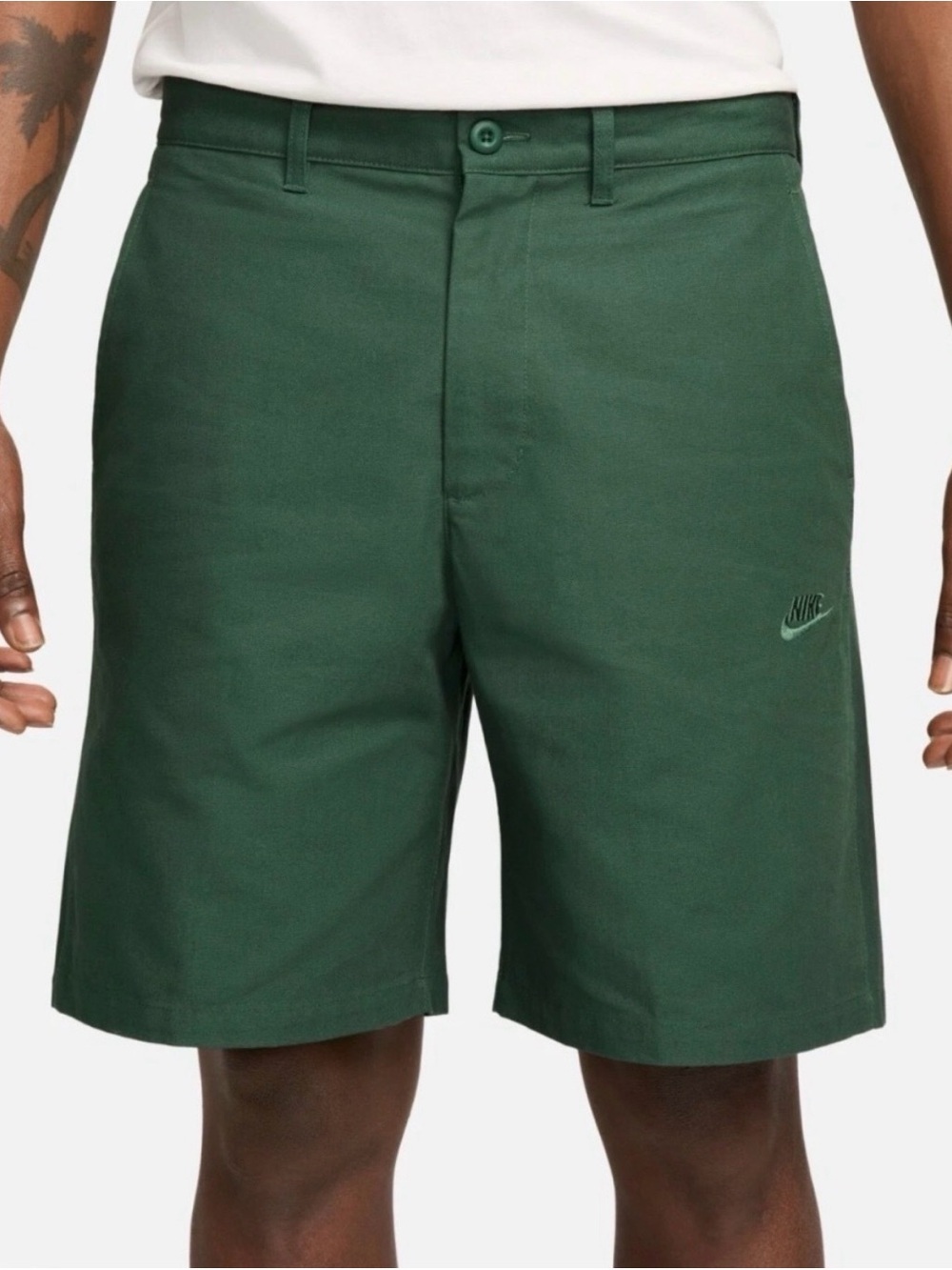 Nike Men’s Forest Green Flat Front Shorts